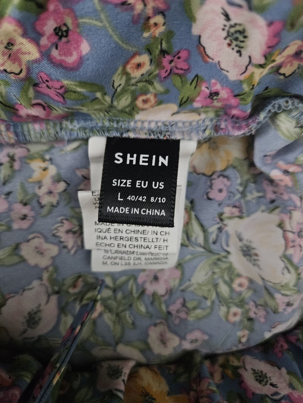 Shein Floral Stretchy Maxi Skirt Large - Picture 4 of 4